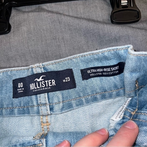Light blue Hollister Co 00 W23 ultra high-rise mini skirt - Picture 5 of 5